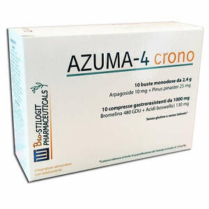 Bio stilogit pharmaceutic - Azuma-4 crono 10 compresse gastroresistenti + 10 buste