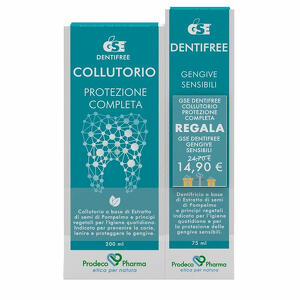 Gse dentifree - Collutorio regala gengive sensibili 200 ml + 75 ml